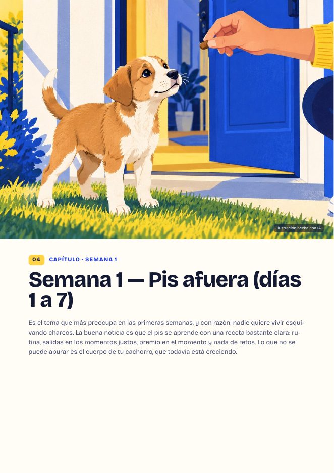 Página: apertura de la semana 1, pis afuera